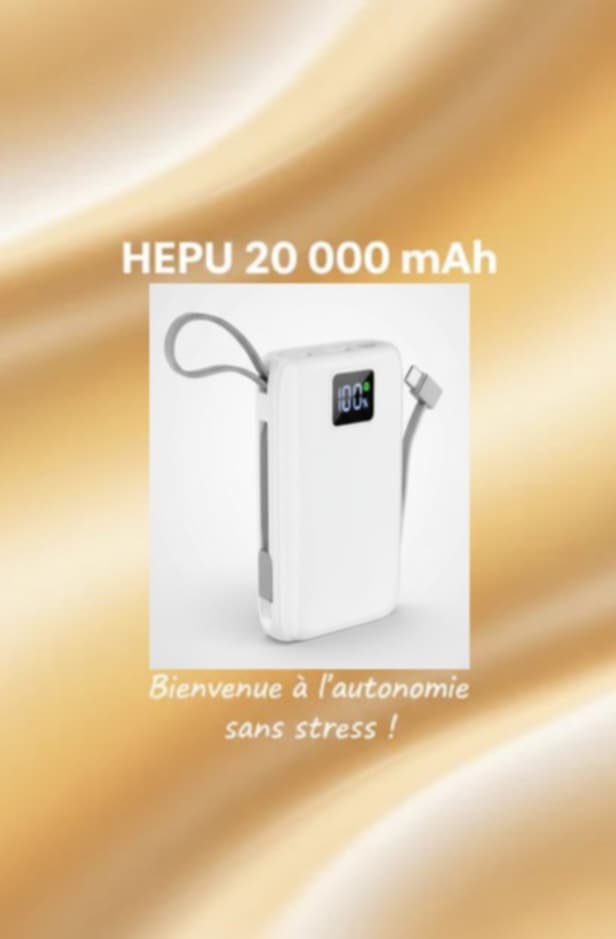 HEPU Power Bank 20 000 mAh